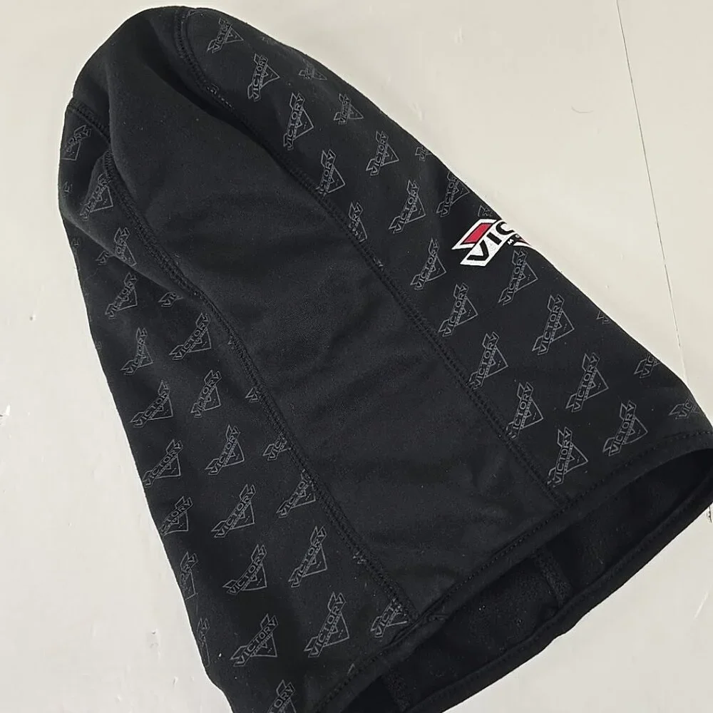 VICTORY MOTORCYCLE BLACK BALACLAVA FACE MASK LOGO ACCENT *DISCONTINUED* *VGC*...